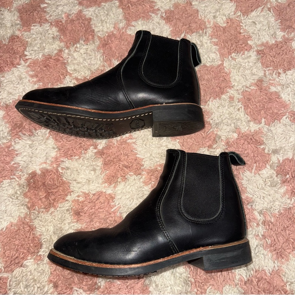 Redwing 6” Chelsea leather black boots